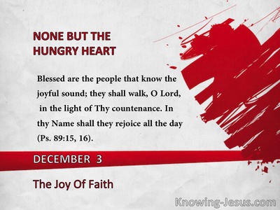 The Joy Of Faith